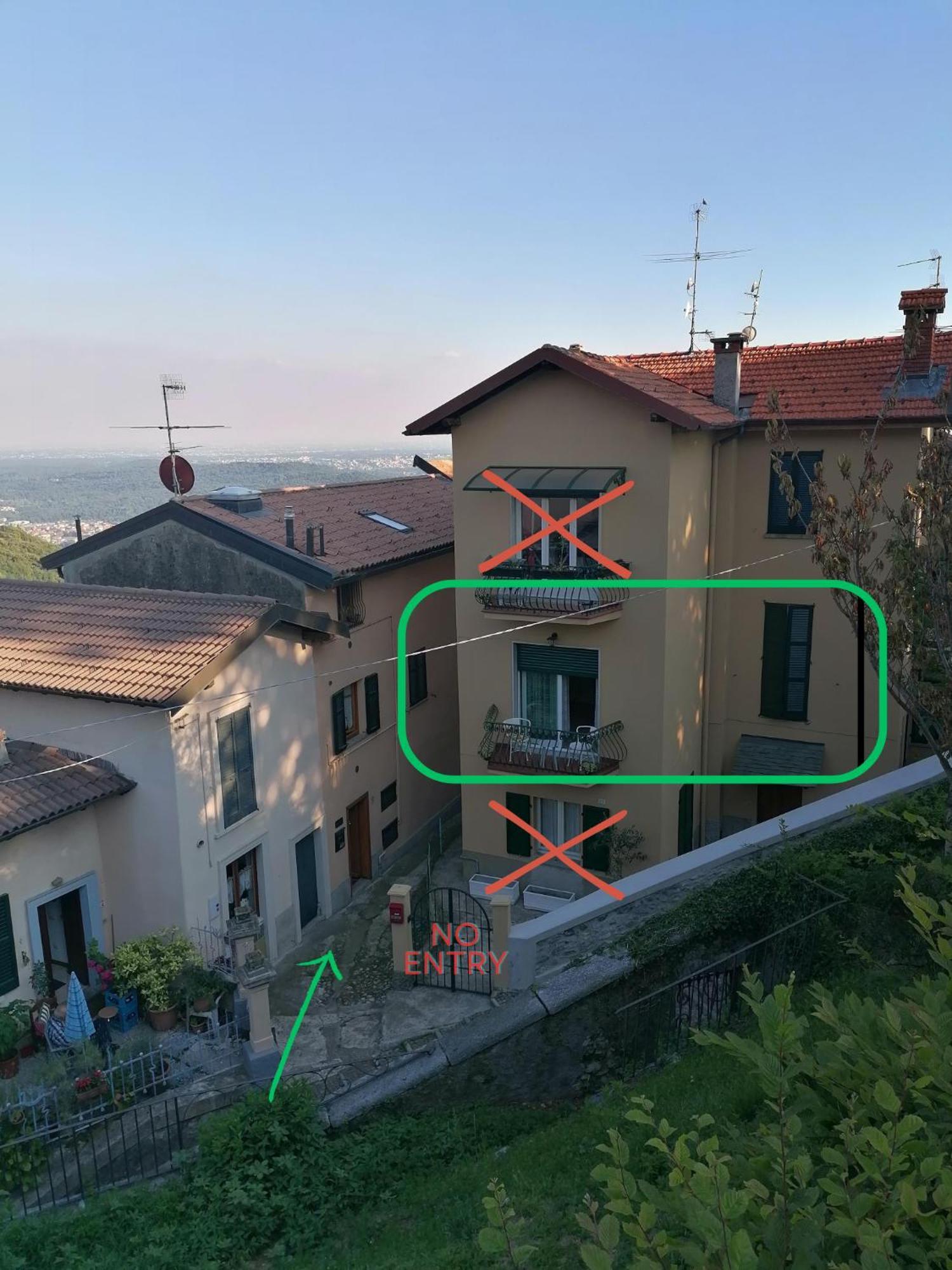 Appartamento Via Funicolare Brunate Esterno foto